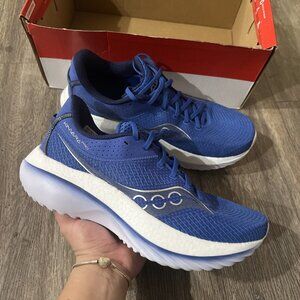 Saucony Kinvara Pro Mens 10.5 Shoes Blue White Sneaker Running Racing S20847-32